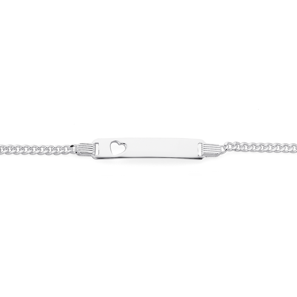 Silver Curb Id Bracelet | Prouds